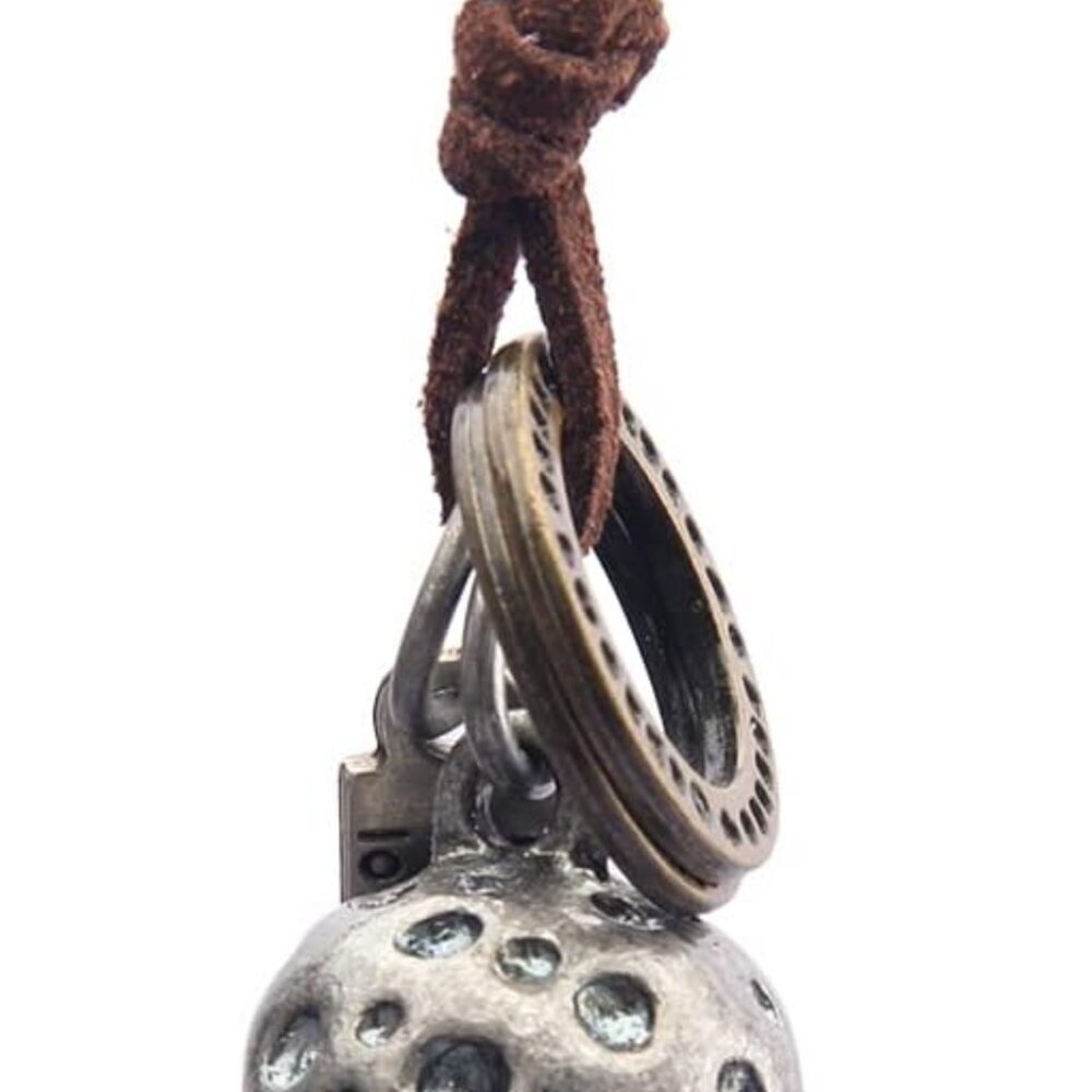 Boho Necklaces for Women Vintage Silver Circles Long Pendant Necklace Cowgirl Sw